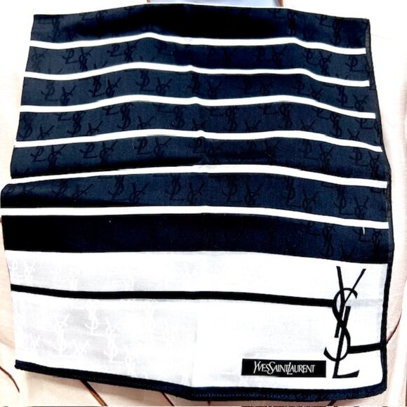 BUNDLE 4:  YSL--NINA RICCI-JP  -A.O. AtsukiScarf/Handker Cotton/Silk 25" 19"(88 - Picture 7 of 16